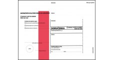 Obálky C5 s doručenkou, vytrhovací okénko - s červeným pruhem / 1000 ks