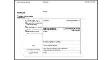 Obálky B6 s doručenkou, vytrhovací okénko - bílá / 1000 ks