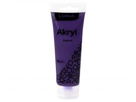 Akrylová barva LUMA - 75 ml / fialová