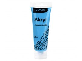 Akrylová barva LUMA - 75 ml / nebesky modrá
