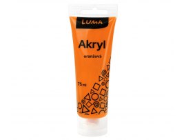 Akrylová barva LUMA - 75 ml / oranžová