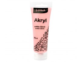 Akrylová barva LUMA - 75 ml / světle růžová