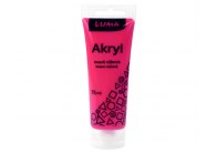 Akrylová barva LUMA - 75 ml / tmavě růžová
