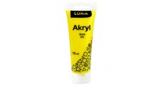 Akrylová barva LUMA - 75 ml / žlutá