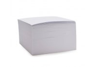 Záznamní kostka bílá - 8,5 x 8,5 x 5 cm / lepená vazba