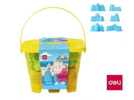 Písek kinetický DELI 500 g - žlutá Písek kinetický DELI 500 g - žlutá