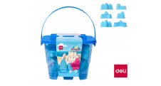 Písek kinetický DELI 500 g - modrá