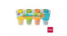 Modelovací hmota DELI měkká - 4 barvy / kelímek