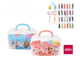 Modelovací hmota DELI měkká s vůní - 24 barev / kufřík mix Modelovací hmota DELI měkká s vůní - 24 barev / kufřík mix