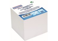 Záznamní kostka bílá - 8,3 cm x 8,3 cm x 7,5 cm / nelepená vazba