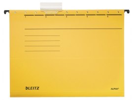 Závěsné desky Leitz Alpha - žlutá