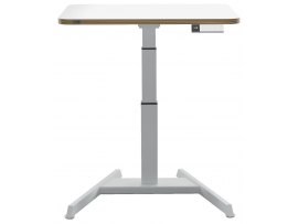 Elektricky nastavitelný stůl Leitz Ergo – 80 x 60 cm / bílá