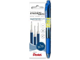 náplň LR7-3C modrá Pentel /3ks + Energel BL107 modrý