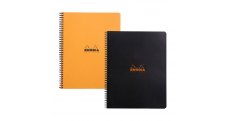Blok kroužkový Clairefontaine Rhodia A5+ - linka / 80 listů / mix barev