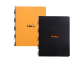Blok kroužkový Clairefontaine Rhodia A5+ - linka / 80 listů / mix barev Blok kroužkový Clairefontaine Rhodia A5+ - linka / 80 listů / mix barev
