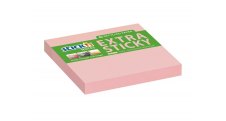 Samolepicí bločky Stick´n by Hopax Extra Sticky - 76 x 76 mm / 90 lístků / pastelově růžová