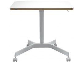 Výškově nastavitelný stůl Leitz Ergo – 80 x 60 cm / bílá