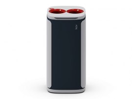 Odpadkový koš KOBRA WASTEE na kov - 60 L / červená Odpadkový koš KOBRA WASTEE na kov - 60 L / červená