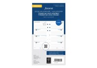Náhradní vložka do diářů Filofax - kalendář osobní týdenní / 2 strany