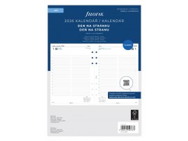 Náhradní vložka do diářů Filofax - kalendář A5 / denní
