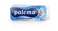 Papír toaletní Paloma Exclusive 3-vrstvý / 10 ks