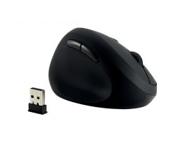 Myš Kensington Pro Fit® Ergo bezdrátová - černá / pro leváky