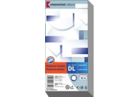 Obálky DL samolepicí - bez okénka / 50 ks