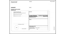 Obálky C5 s doručenkou, vytrhovací okénko - bílá / 1000 ks