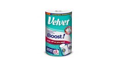 Utěrky papírové Velvet Boost - 150 útržků / třívrstvé