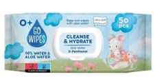 Vlhčené ubrousky GoWipes - Aloe a D-Panthenol 50 ks
