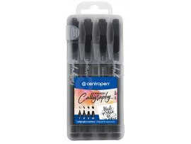 Kaligrafický popisovač Centropen blistr 4 ks - s klínovým hrotem