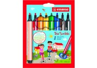 Popisovače Stabilo Trio Scribbi - 8 ks