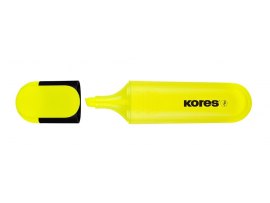 Zvýrazňovač Kores Bright Liner / žlutá