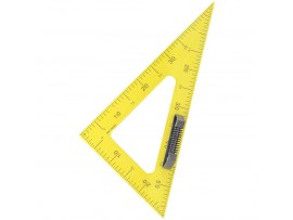 Trojúhelník na tabuli WISSNER  - 60° 60cm / žlutá
