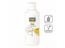 Textilní barva Creall Tex - 250 ml / bílá
