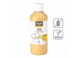 Textilní barva Creall Tex - 250 ml / zlatá