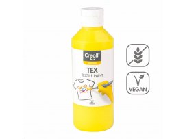 Textilní barva Creall Tex - 250 ml / žlutá