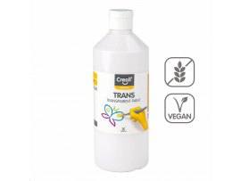 Transparentní barva Creall Trans - 500 ml / bílá