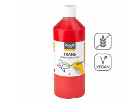 Transparentní barva Creall Trans - 500 ml / červená