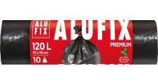 Pytle na odpad Alufix Profesional - 70x110cm / 120l / 45my / 10ks / černá