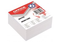 Záznamní kostka bílá 8,5 x 8,5 cm / nelepená vazba