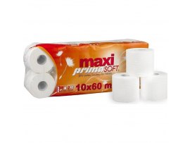 Toaletní papír PrimaSOFT MAXI 60m - 2-vrstvý / 8 rolí Toaletní papír PrimaSOFT MAXI 60m - 2-vrstvý / 8 rolí