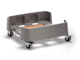 Vozík pro odpadkové koše Durabin rPP - 90 l