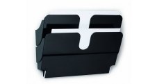Držák na prospekty DURABLE magnetický - 2 / A4 černý / na šířku