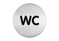 Piktrogram nerez Durable - WC / Ø 83 mm Piktrogram nerez Durable - WC / Ø 83 mm