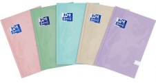 Kniha záznamní lepená Oxford Touch pastel mix - A5 / linka / 96 linka