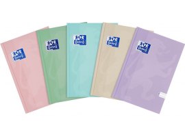 Kniha záznamní lepená Oxford Touch pastel mix - A5 / linka / 96 linka