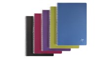 Blok kroužkový Clairefontaine Linicolor intesive A4 - čtvereček / 50 listů / mix barev