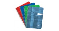 Blok kroužkový Clairefontaine Metric A5 - čtvereček / 50 listů / mix barev