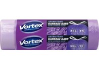 Pytle do koše Vortex stahovací - 55x80 cm / 35l / 15ks / s vůní levandule Pytle do koše Vortex stahovací - 55x80 cm / 35l / 15ks / s vůní levandule